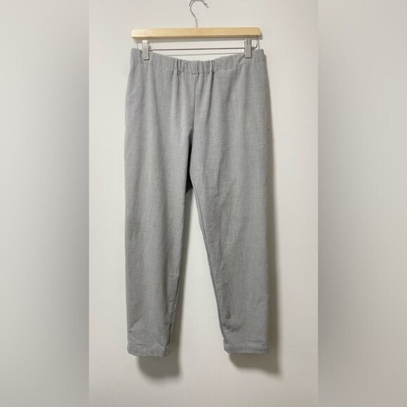 Ottod’Ame Tailored Elastic Waist Pants Gray Made in Italy — Size US 6 - Picture 2 of 8